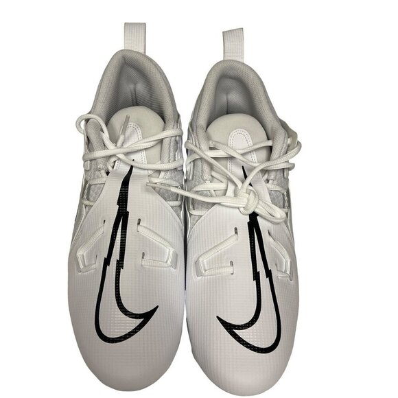 NEW! Nike Alpha Menace Pro 3 Football Cleats White Men's Size 10.5 - Picture 5 of 9